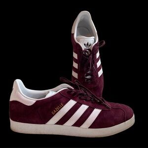 Adidas Gazelle Burgundy Sneakers - Men’s 10.5